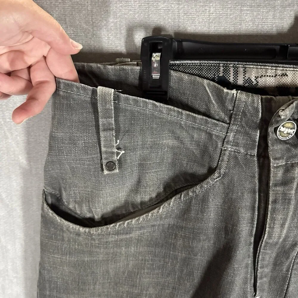 Levi’s – Rare Hybrid Tech Style, Limited Edition Grey Denim Jeans 36x34 *UNIQUE*